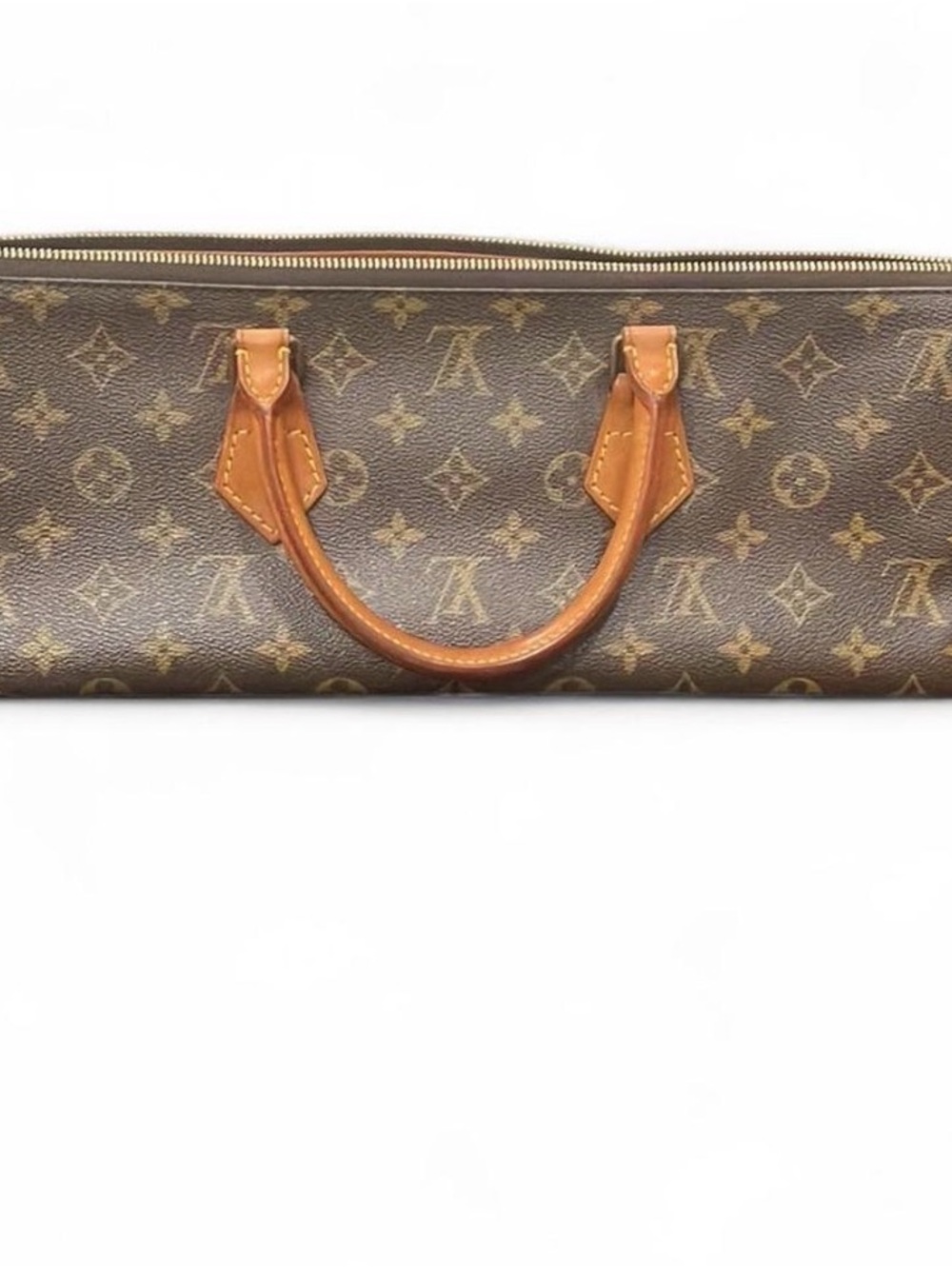 Louis Vuitton Monogram Travel Bag in Brown and Tan